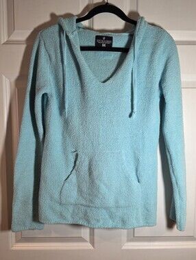 Soft As A Grape Light Blue Cozy Hoodie - Women's M